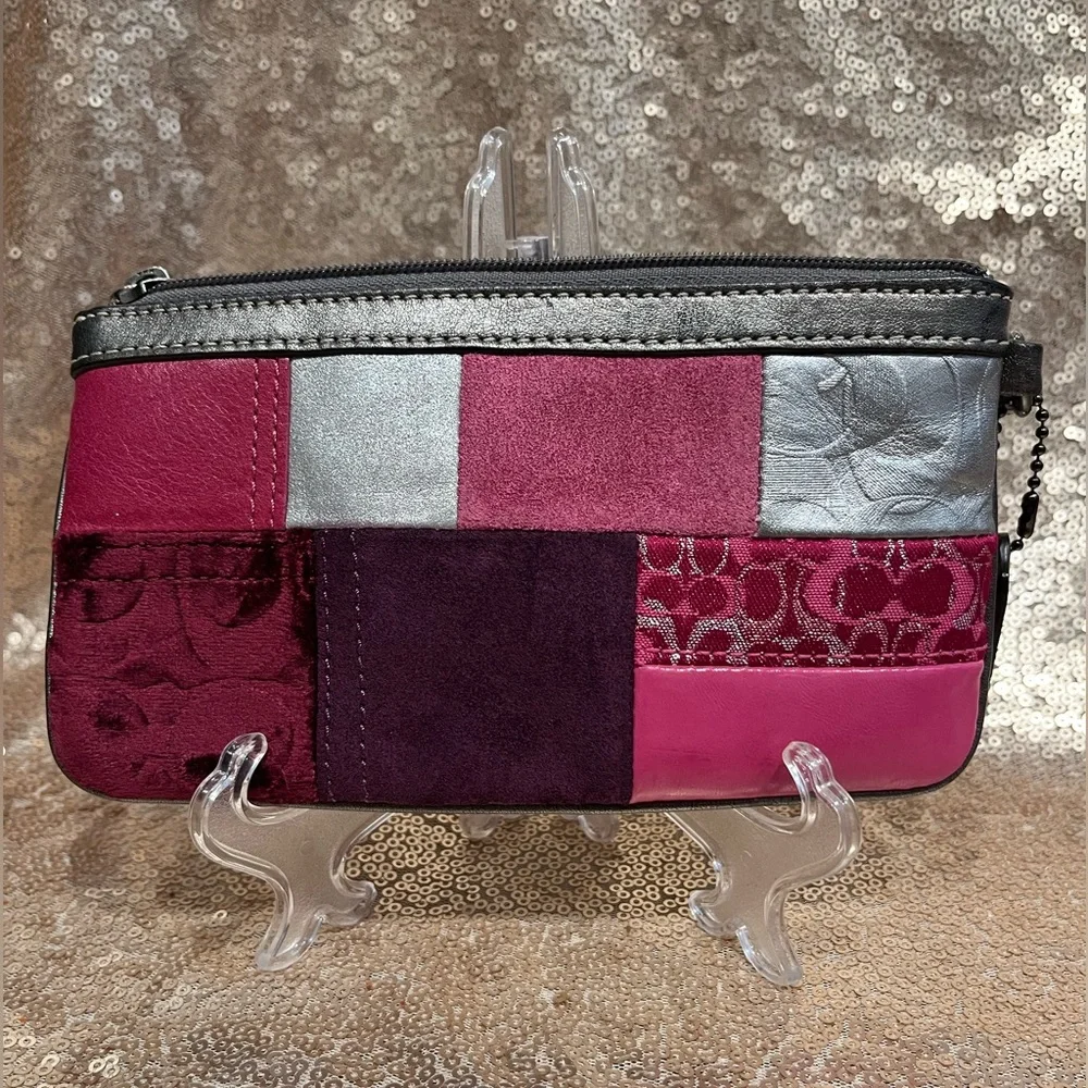 Coach EUC Patchwork Mini Purse / Wristlet - Picture 4 of 10